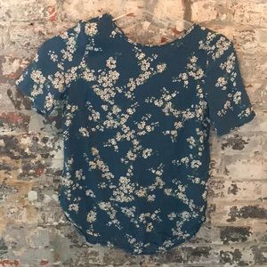 Chiffon blouse floral